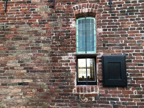 Altes Fenster Steinhaus Nesse